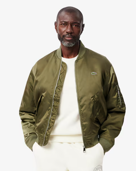 CHAQUETA SATINADA - LACOSTE