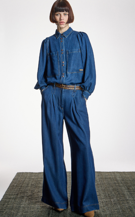 PANTALÓN PINZA DENIM - ALBA CONDE
