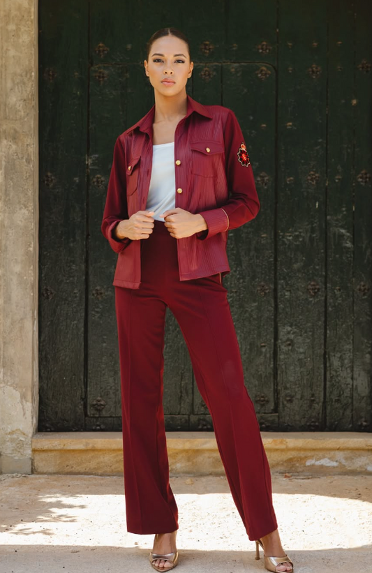PANTALÓN RECTO GARNET - DI LORA