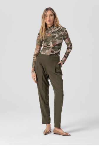 PANTALÓN PINZAS TAPETA - FRACOMINA