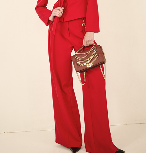 PANTALÓN PINZAS CADENA - DENNY ROSE