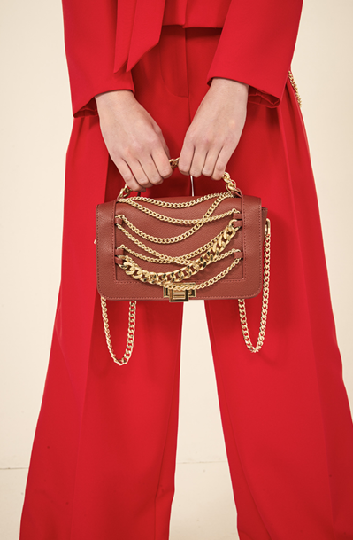 PANTALÓN PINZAS CADENA - DENNY ROSE