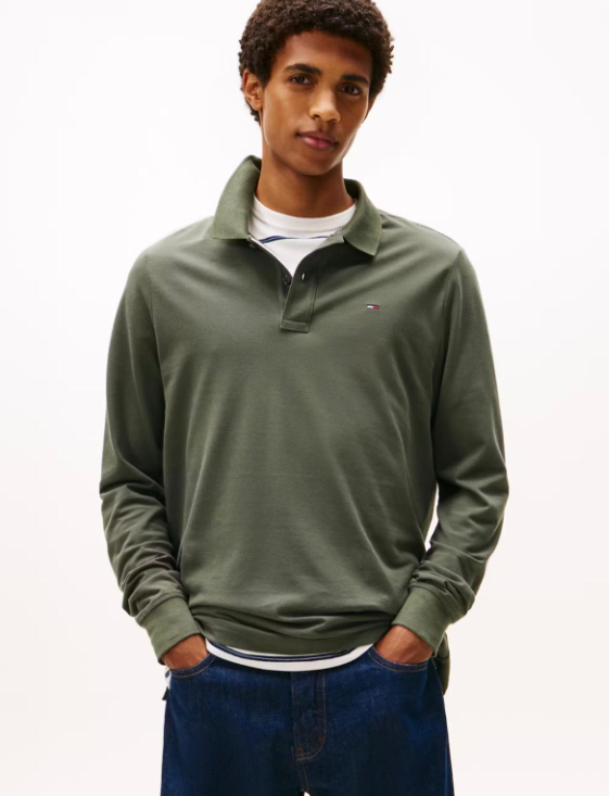 POLO MANGA LARGA BÁSICO - TOMMY JEANS