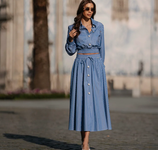 FALDA MIDI RAYAS - SAHOCO