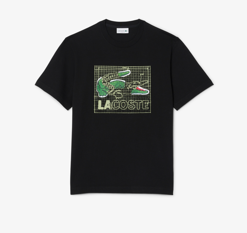 CAMISETA DIBUJO LOGO - LACOSTE