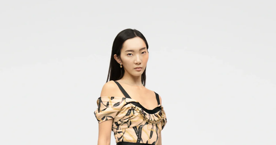 TOP ESTAMPADO CADENA - ELISABETTA FRANCHI