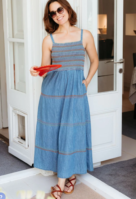 VESTIDO MURREN DENIM - SUGARHILL