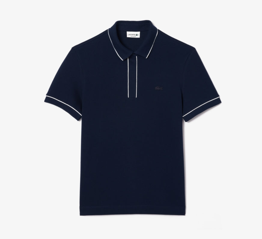 POLO RIBETE BLANCO CUELLO - LACOSTE