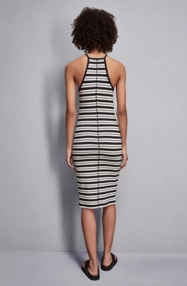VESTIDO MIDI RAYAS - PATRIZIA PEPE