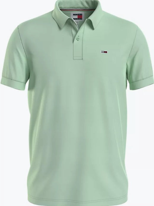 POLO SLIM VERDE CLARO - TOMMY JEANS