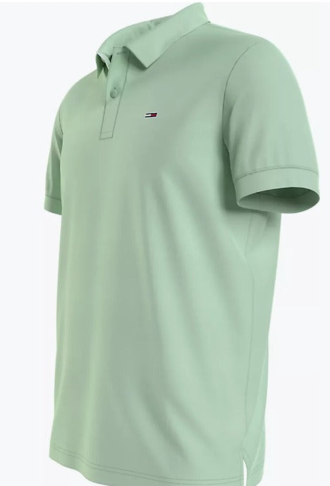 POLO SLIM VERDE CLARO - TOMMY JEANS