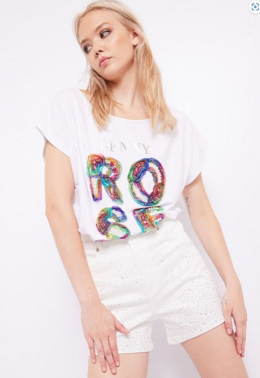 CAMISETA LOGO MULTI - DENNY ROSE