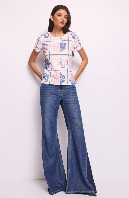 CAMISETA ESTAMPADO FLORAL - DENNY ROSE