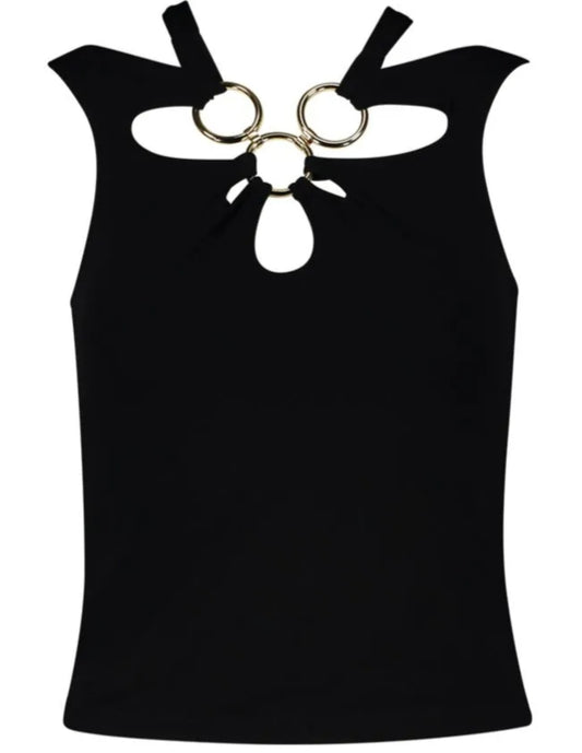 CAMISETA NEGRA ARO - DENNY ROSE