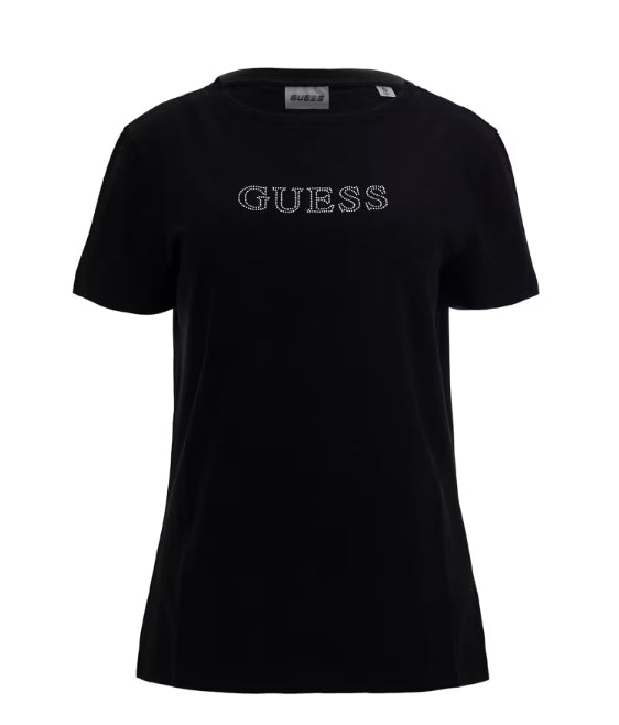 CAMISETA LOGO CON STRASS - GUESS