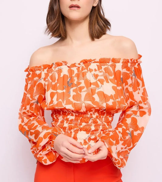 BLUSA ESTAMPADA CORAZONES - DENNY ROSE