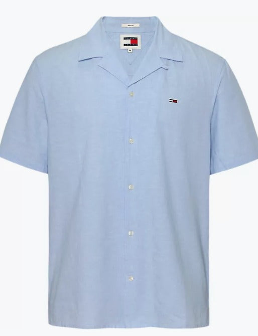 CAMISA LINO AZUL - TOMMY JEANS