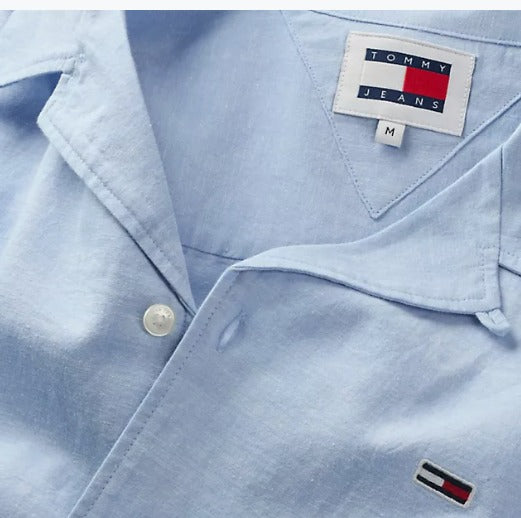 CAMISA LINO AZUL - TOMMY JEANS