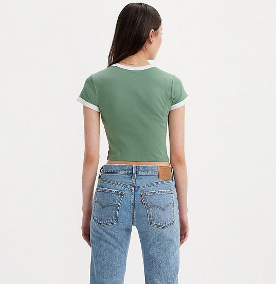 CAMISETA VERDE Y BEIGE - LEVI'S