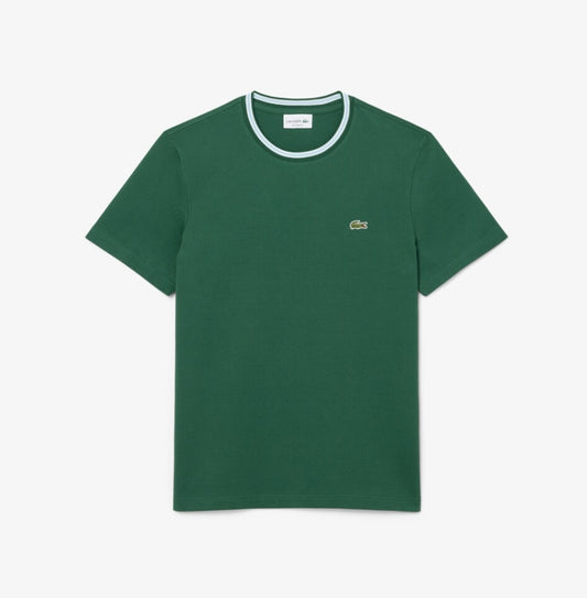 CAMISETA CUELLO COMBINADO - LACOSTE
