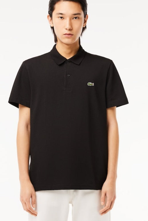 POLO NEGRO LISO - LACOSTE