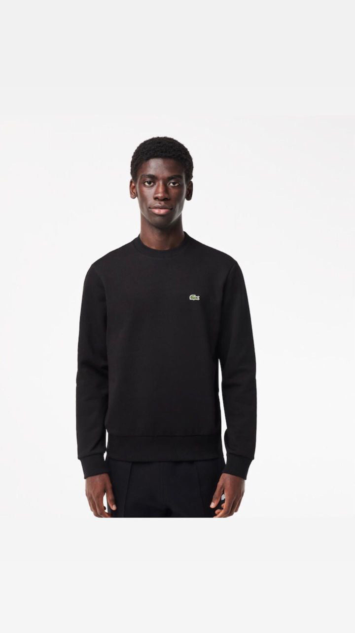 Sudadera negra classic fit - Lacoste