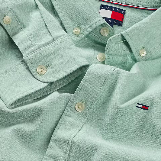 CAMISA OXFORD SLIM - TOMMY JEANS