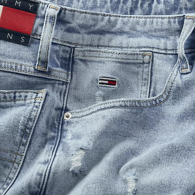 PANTALÓN CORTO DENIM ROTO - TOMMY JEANS