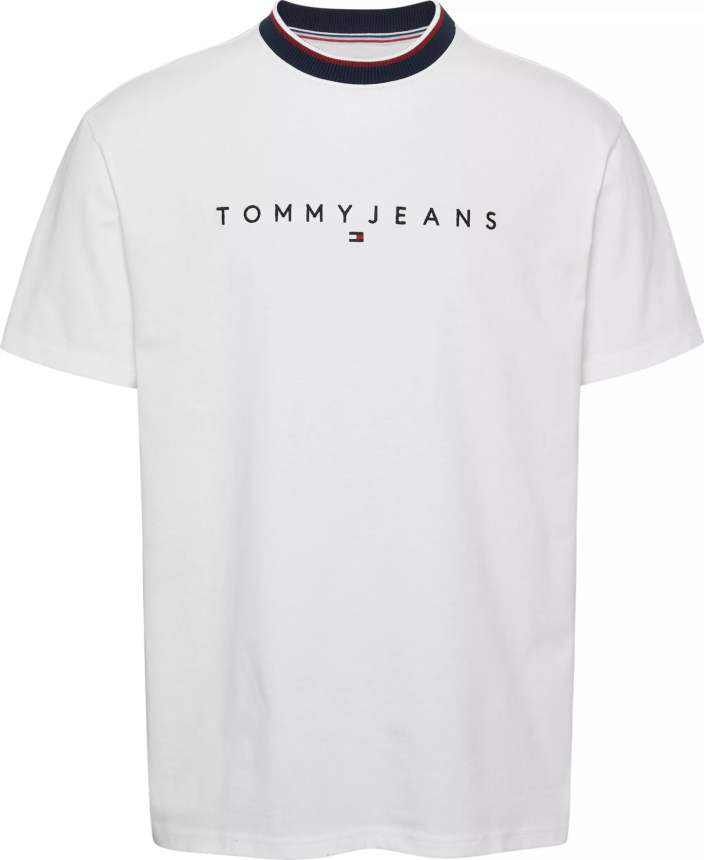 CAMISETA CUELLO COMBINADO - TOMMY JEANS