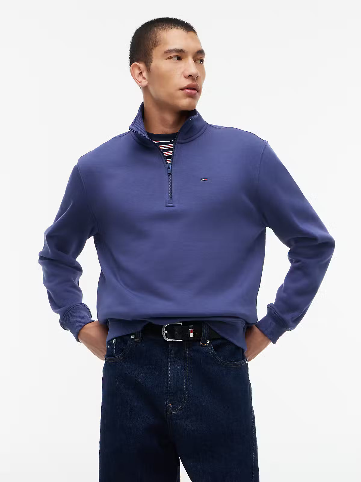 SUDADERA CUELLO CREMALLERA - TOMMY JEANS