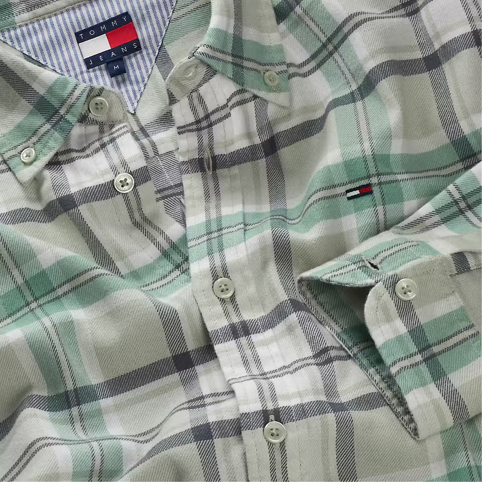 CAMISA SUAVE CUADROS - TOMMY JEANS