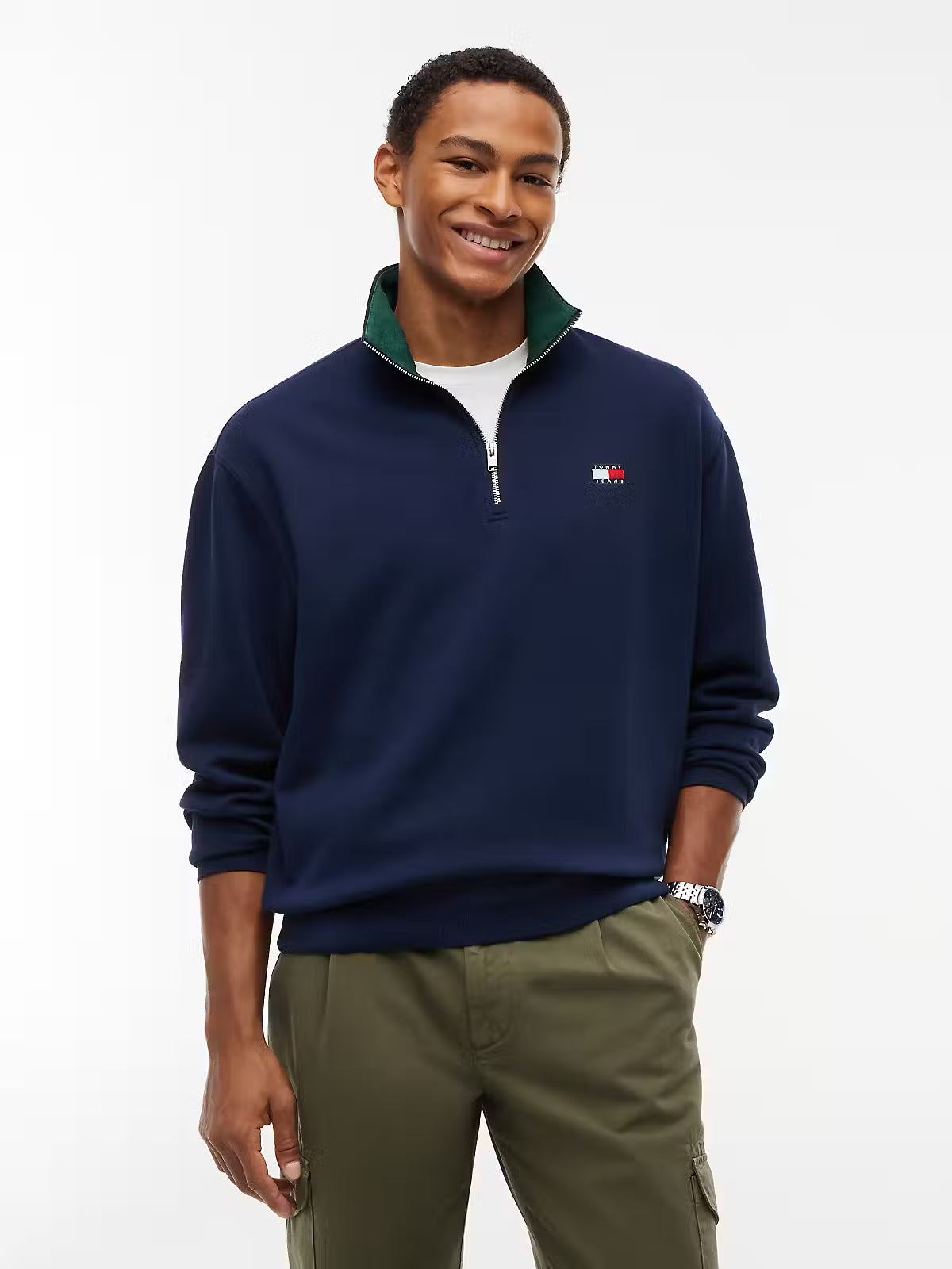 SUDADERA LOGO CUELLO - TOMMY JEANS