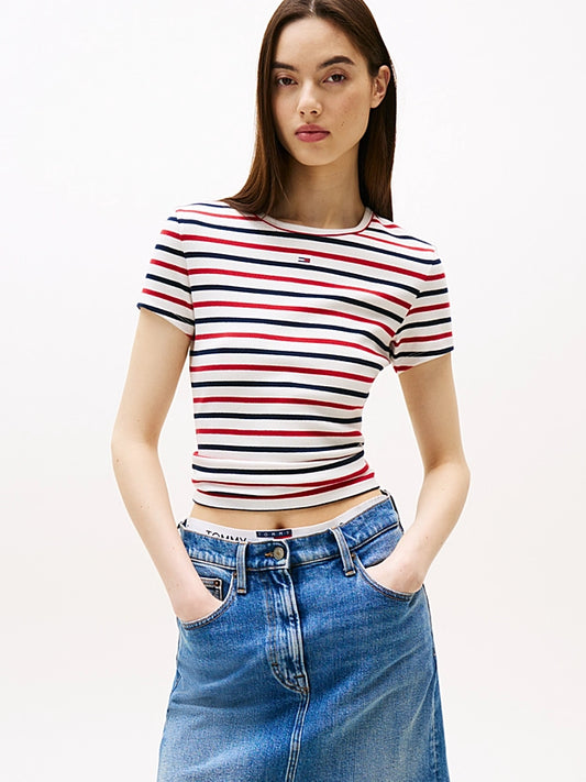CAMISETA RAYAS MANGA CORTA - TOMMY HILFIGER