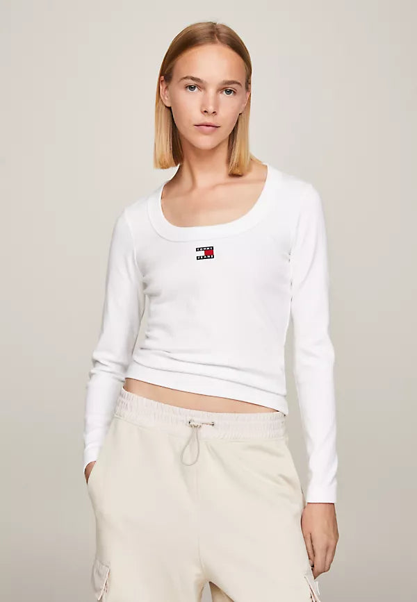 Camiseta badge Ls - Tommy Hilfiger