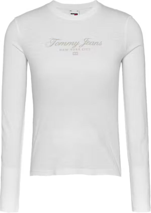 CAMISETA BÁSICA LOGO BEIGE - TOMMY JEANS