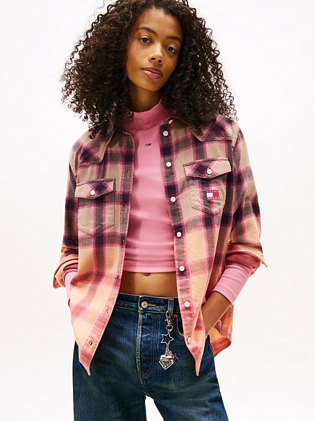 CAMISA RELAX FRANELA - TOMMY JEANS