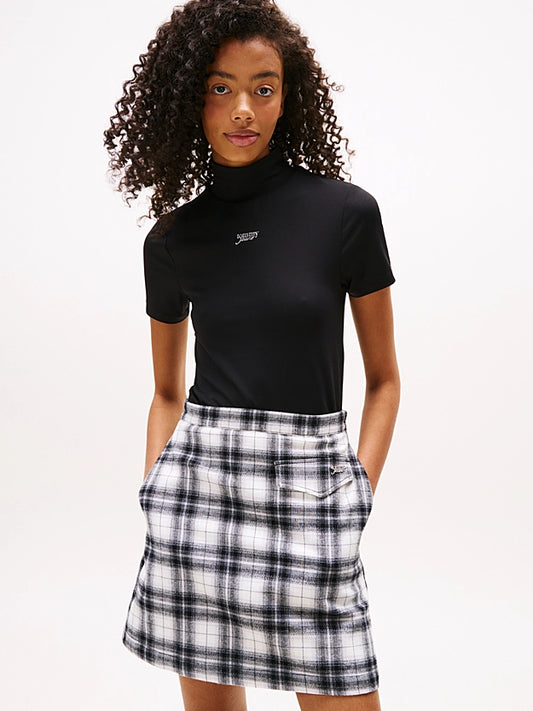 FALDA MINI CUADROS - TOMMY JEANS