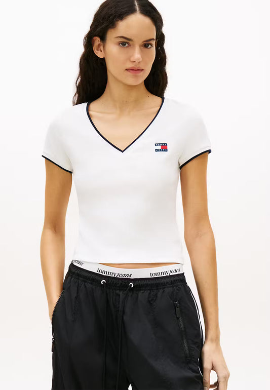 CAMISETA CUELLO V - TOMMY JEANS