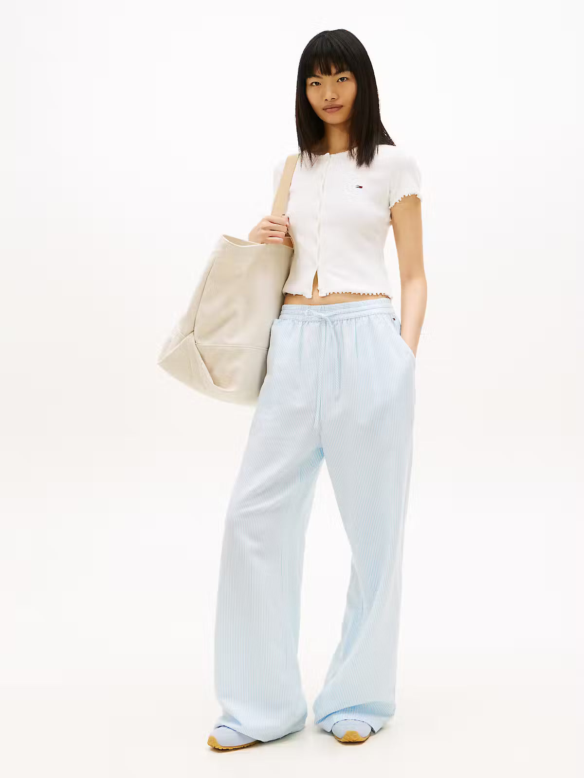 PANTALÓN DE LINO - TOMMY JEANS