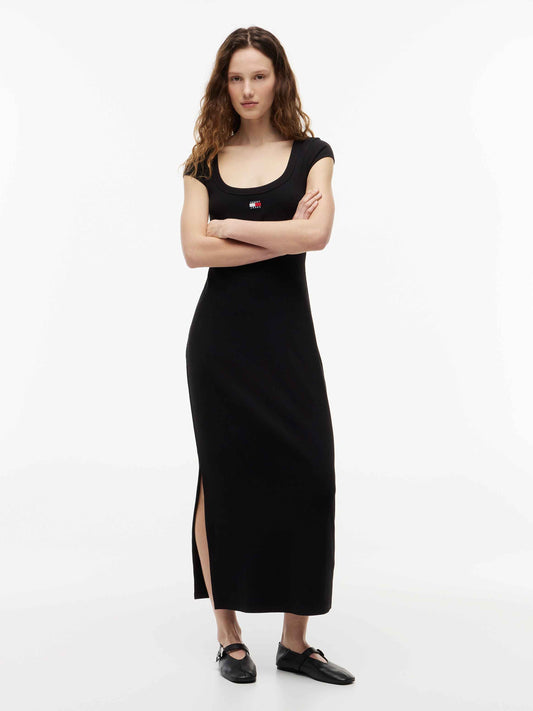VESTIDO MAXI BADGE - TOMMY JEANS
