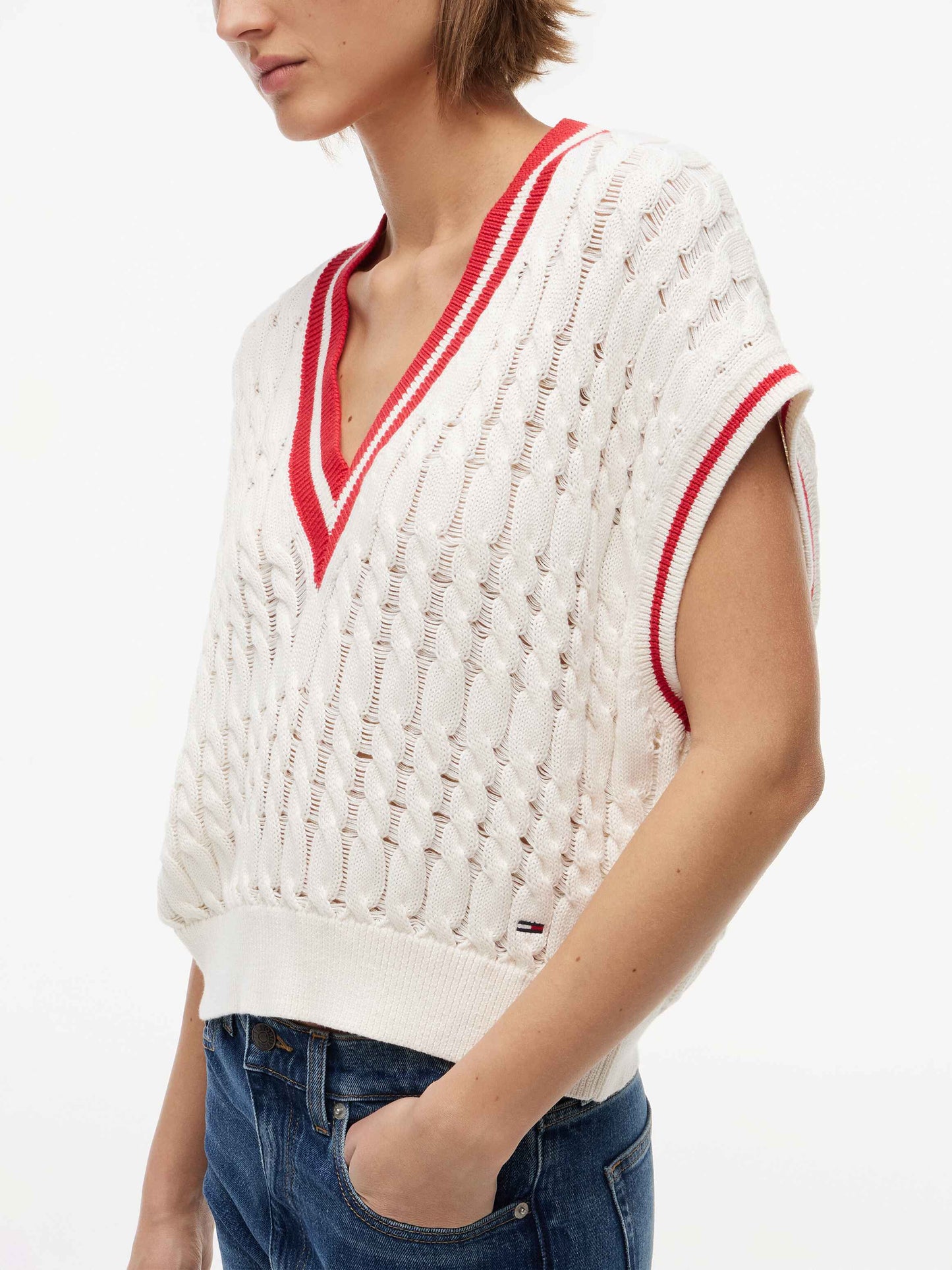 CHALECO CUELLO V - TOMMY JEANS