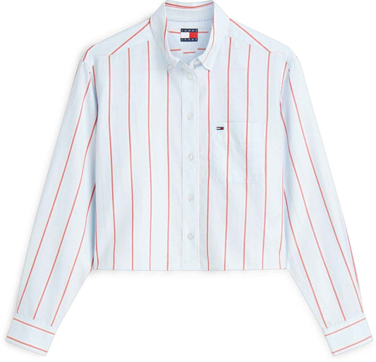CAMISA CROP RAYAS - TOMMY JEANS