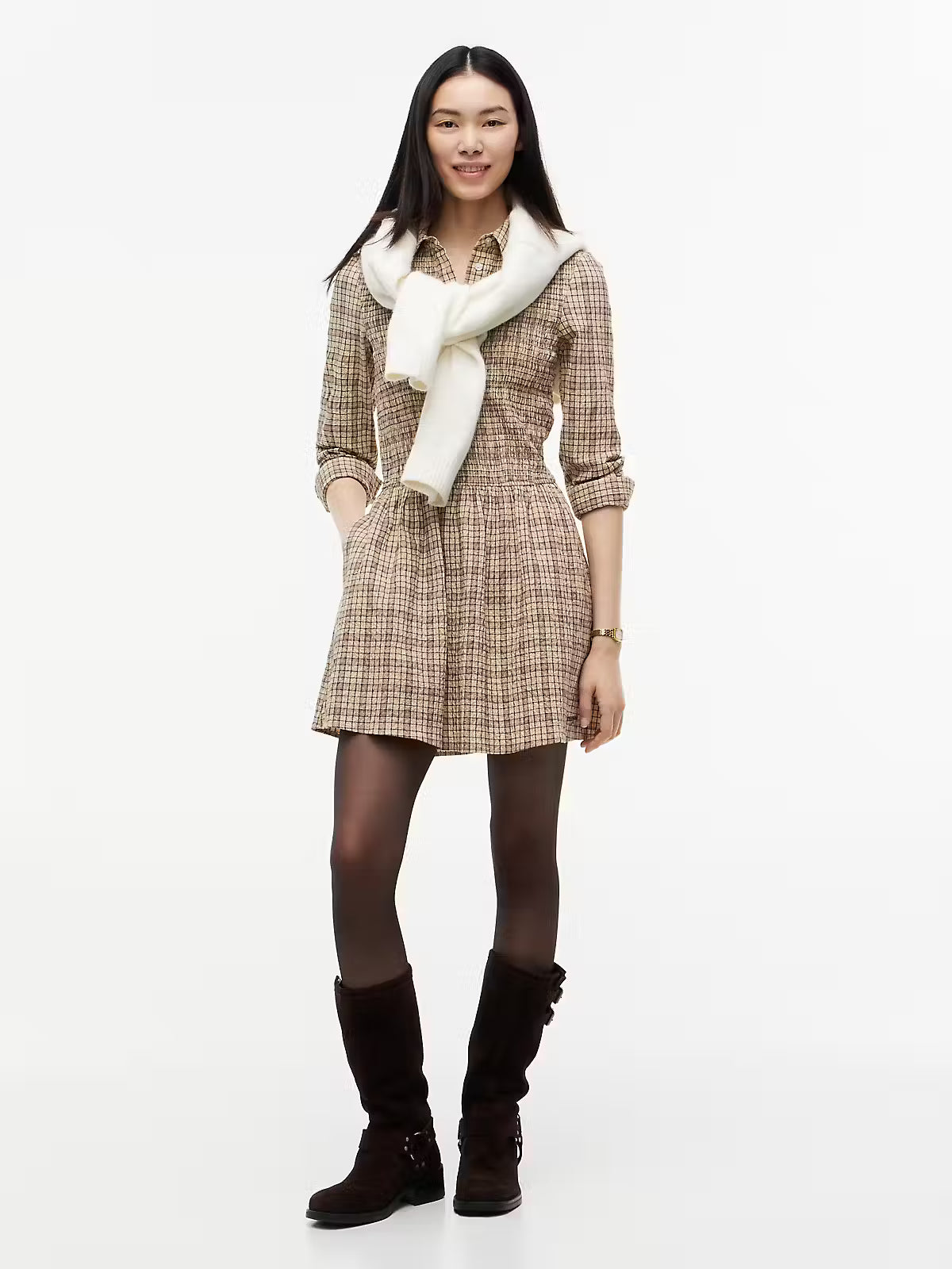 VESTIDO CUADROS PANAL - TOMMY JEANS