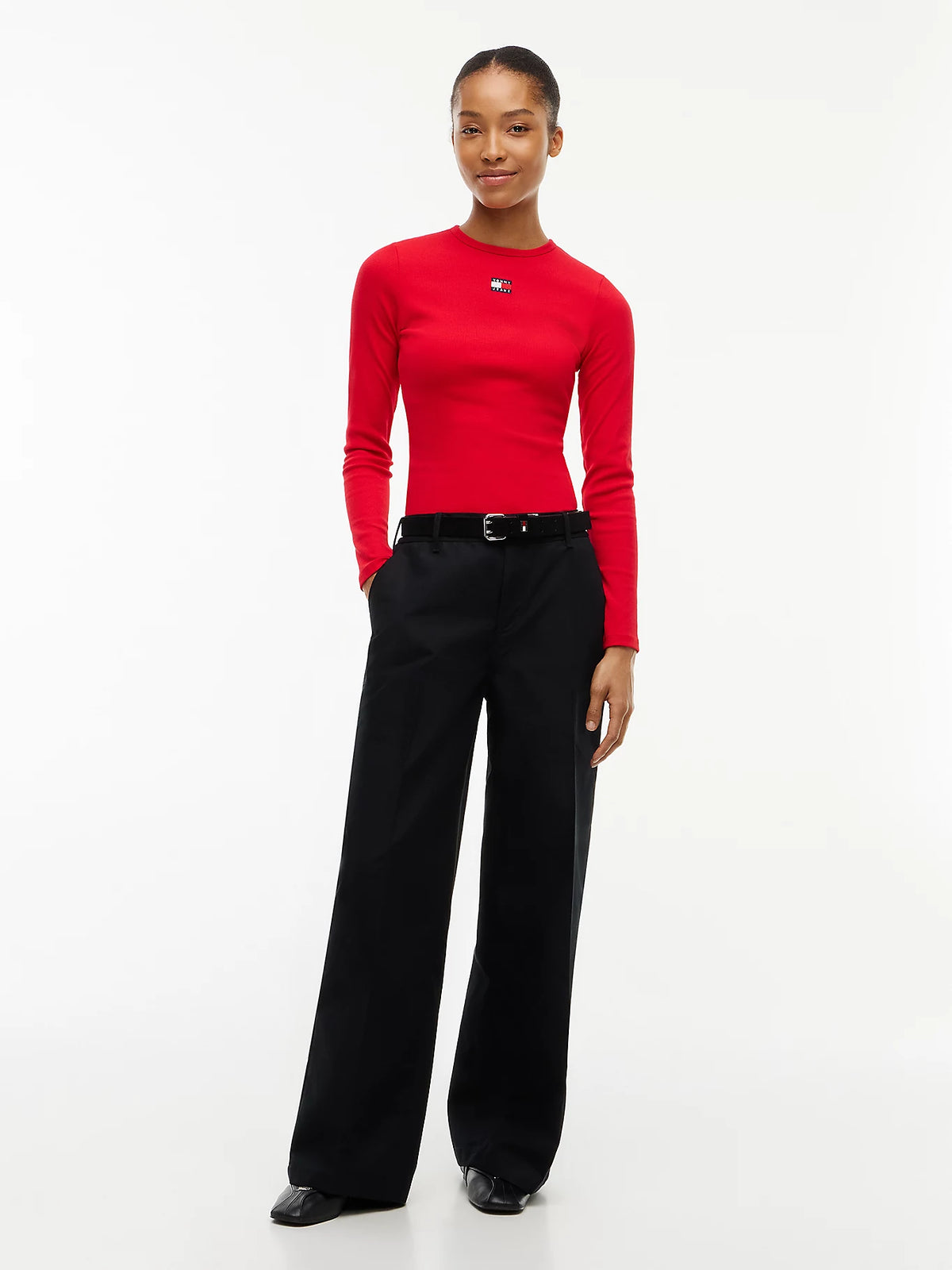 PANTALÓN CHINO EN SARGA - TOMMY JEANS