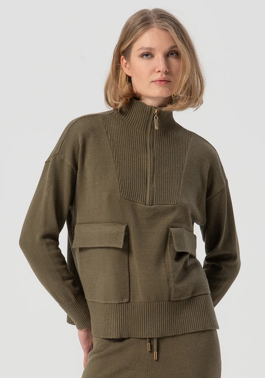 JERSEY BOLSILLOS OVERSIZE - FRACOMINA