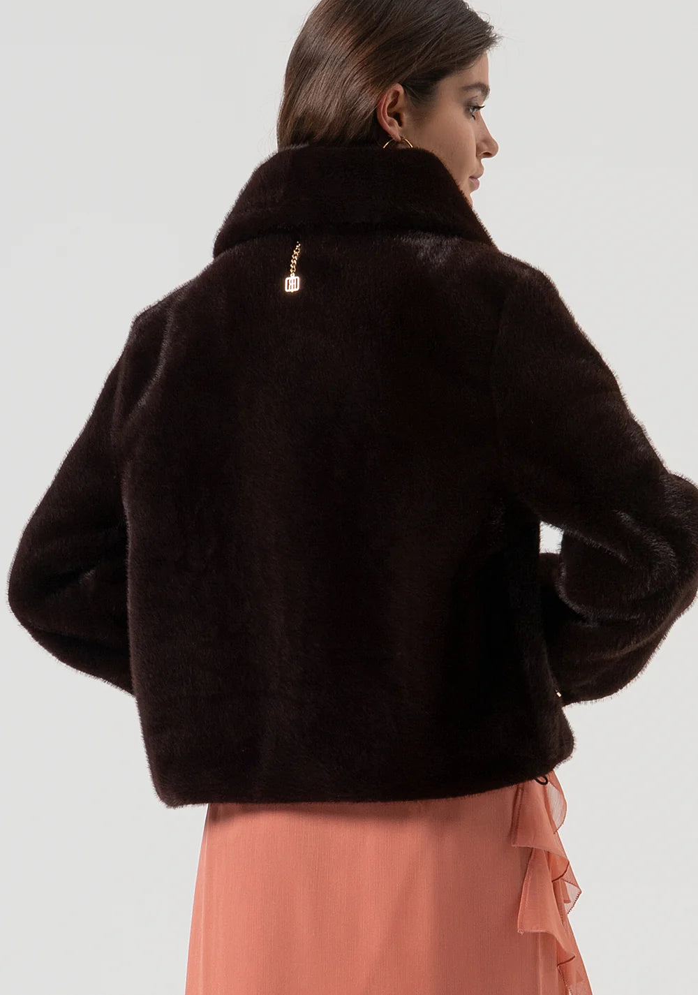 CHAQUETA CREMALLERA PELO - FRACOMINA