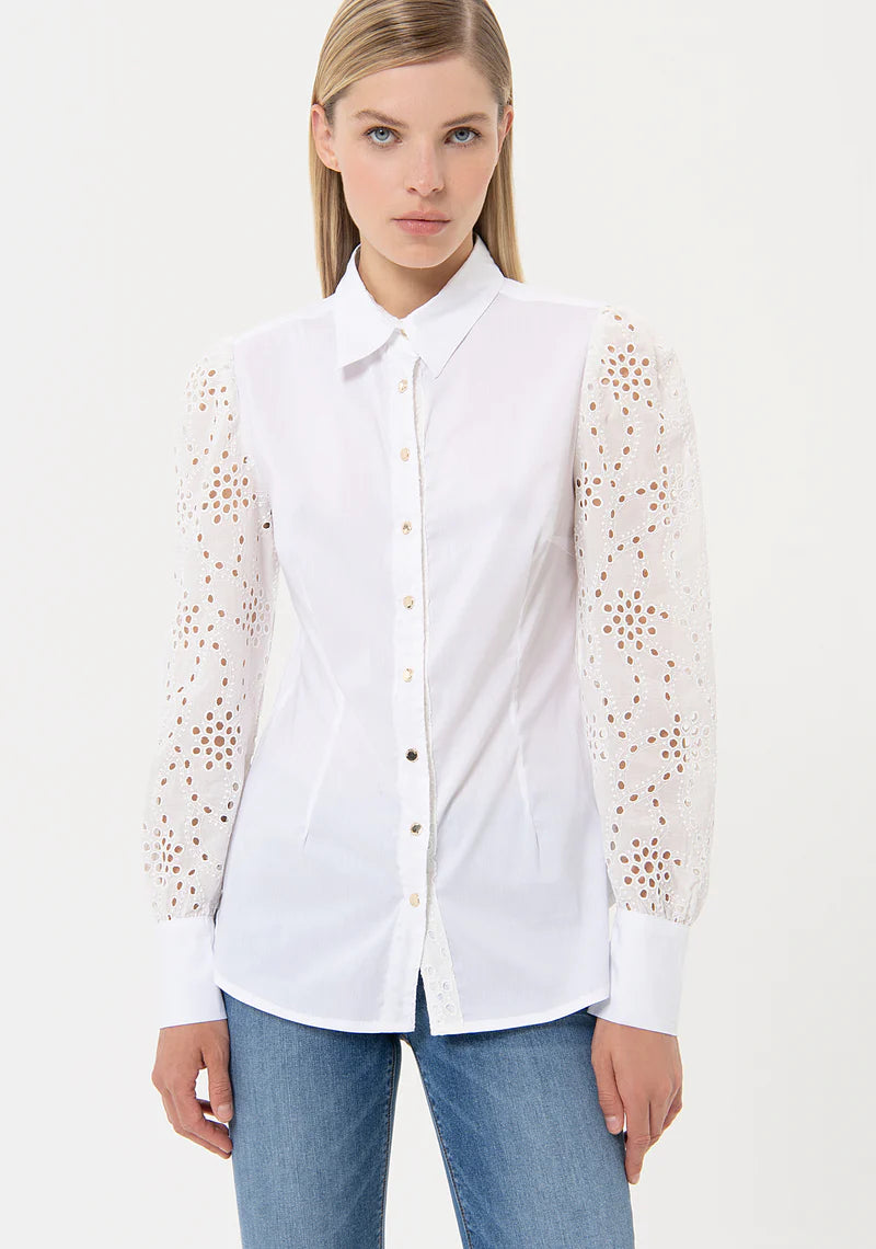 CAMISA BLANCA SAN GALLO - FRACOMINA