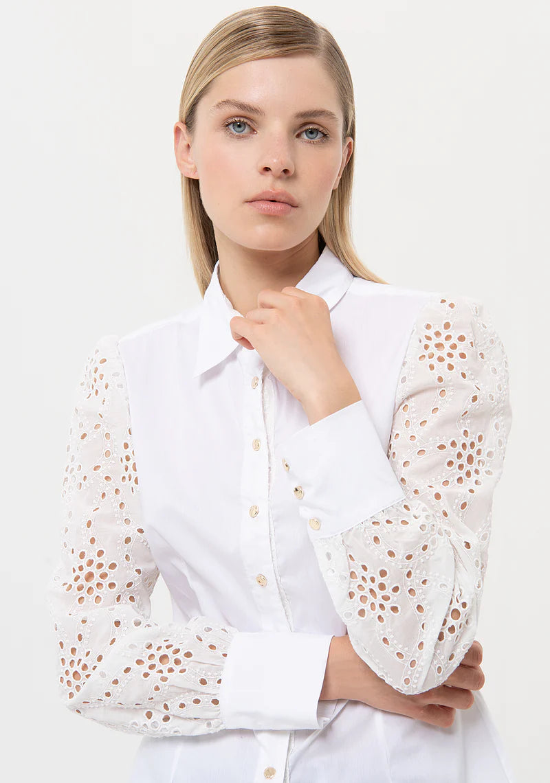 CAMISA BLANCA SAN GALLO - FRACOMINA