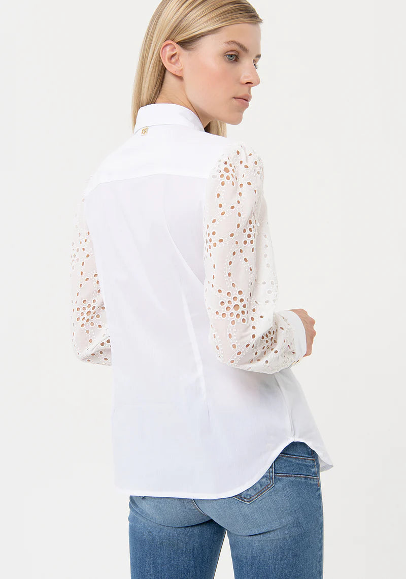 CAMISA BLANCA SAN GALLO - FRACOMINA