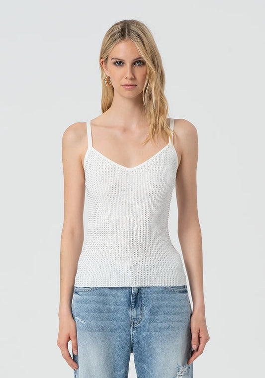 TOP TIRANTES BRILLANTES - FRACOMINA